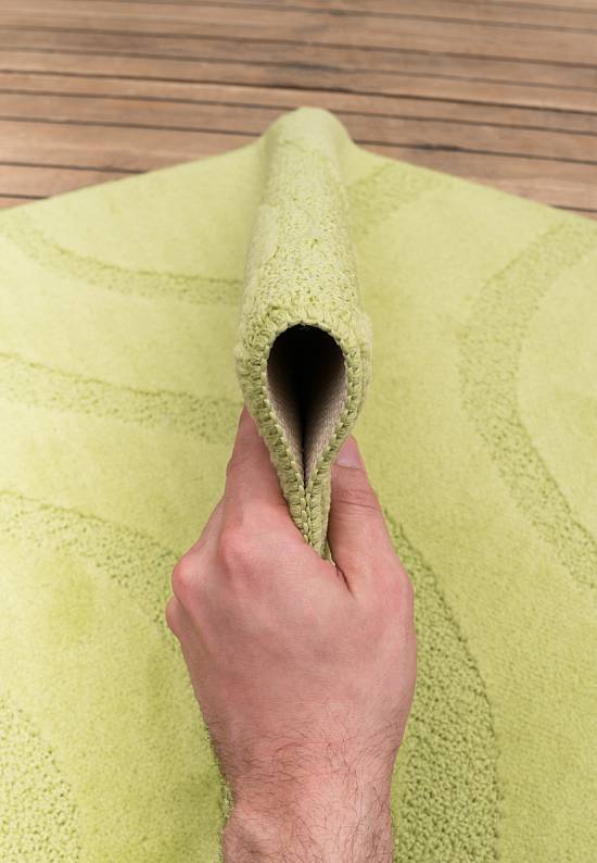 Зелёный комплект ковриков для ванной и туалета Symphony 2551 Seedling Green BQ