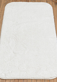 коврик в перспективе Confetti Bath Cotton Organic Soft 1601 White