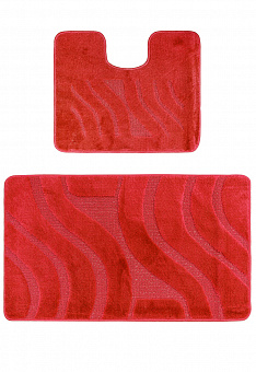 Комплект ковриков для ванной Confetti Bath Maximus Symphony 2586 Red BQ