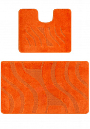 дизайн комплекта ковриков для ванной Confetti Bath Maximus Symphony 2590 Orange BQ