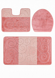дизайн комплекта ковриков для ванной Confetti Bath Maximus Sile 2580 Dusty Rose BQF