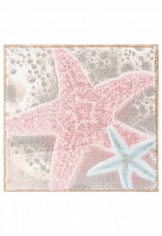 Коврик для ванной Confetti Bath Bella Sea Star 01 Pink квадрат