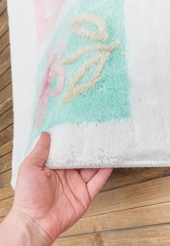 Пастельный коврик для ванной Samyeli 807 Pastel Pink