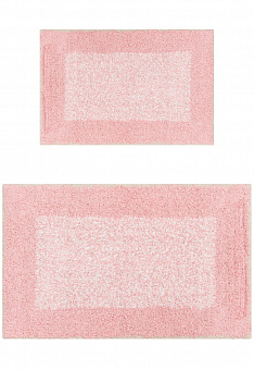 Комплект ковриков для ванной Irya Bath Fabio-Pink