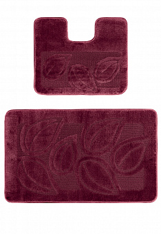 Комплект ковриков для ванной Confetti Bath Maximus Flora 2576 Aubergine BQ