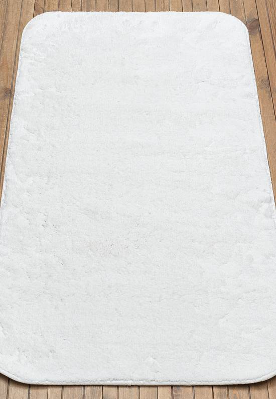 Белый коврик для ванной и туалета Calypso 1601 White