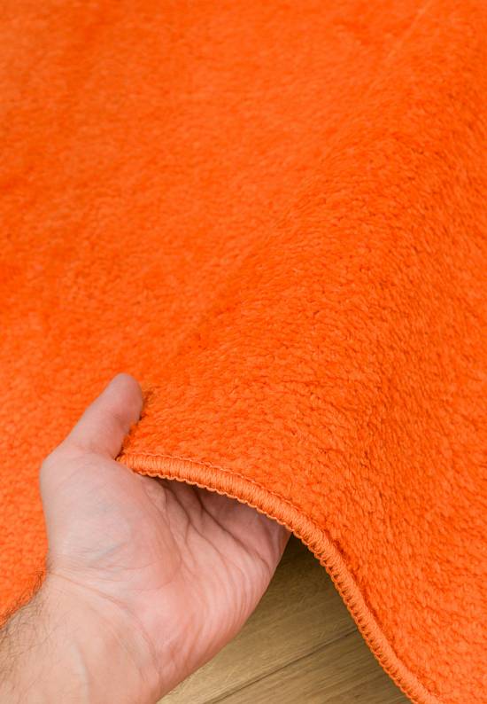 Оранжевый комплект мягких ковриков для ванной и туалета Unimax 2590 Orange BQ