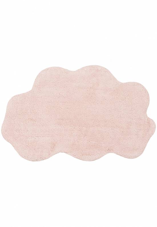 Розовый коврик для ванной из хлопка Cloud-Powder