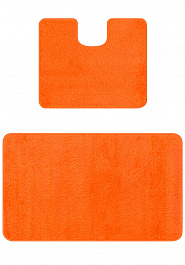 дизайн комплекта ковриков для ванной Confetti Bath Maximus Unimax 2590 Orange BQ