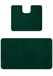 дизайн комплекта ковриков для ванной Confetti Bath Maximus Unimax 2536 Hunter Green BQ