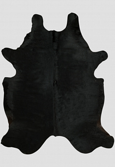 Натуральная шкура коровы Крашенная в чёрный 1221