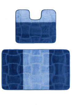 Комплект ковриков для ванной Confetti Bath Maximus Sariyer 2582 Dark Blue BQ