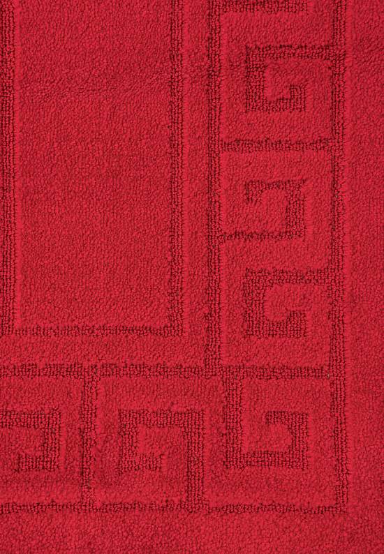 Красный коврик для ванной  Ethnic 2586 Red