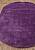 Мягкий ковер с длинным ворсом 9515-violet