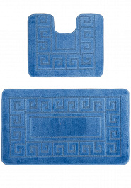 дизайн комплекта ковриков для ванной Confetti Bath Maximus Ethnic 2509 Blue BQ