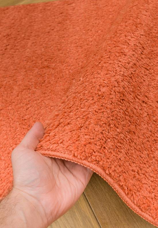 Оранжевый комплект мягких ковриков для ванной и туалета Unimax 2505 Ginger BQ