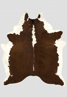 Натуральная шкура коровы Херефорд коричневая 1089