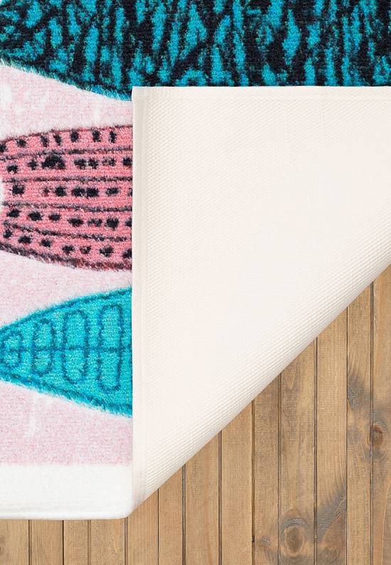 Квадратный коврик для ванной Fishy 02 Pink
