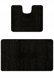 дизайн комплекта ковриков для ванной Confetti Bath Maximus Ethnic 2513 Black BQ
