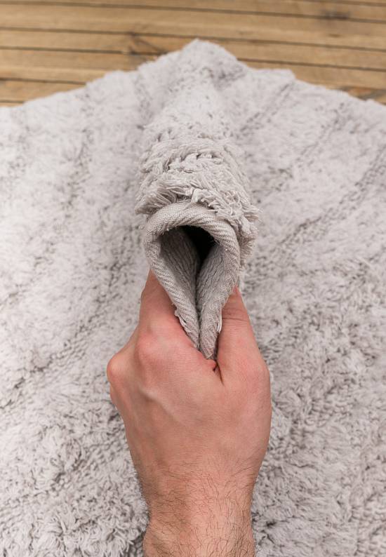 Серый комплект ковриков для ванной и туалета Porter-A. Grey