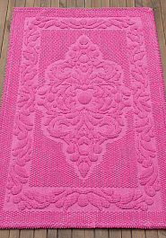 коврик для ванной в перспективе Sonil Cotton SCTN 03-02-Dark Pink