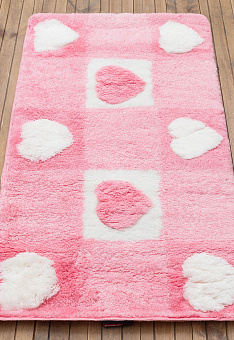 Коврик для ванной Confetti Bath Elite Valentine 20 Baby Pink