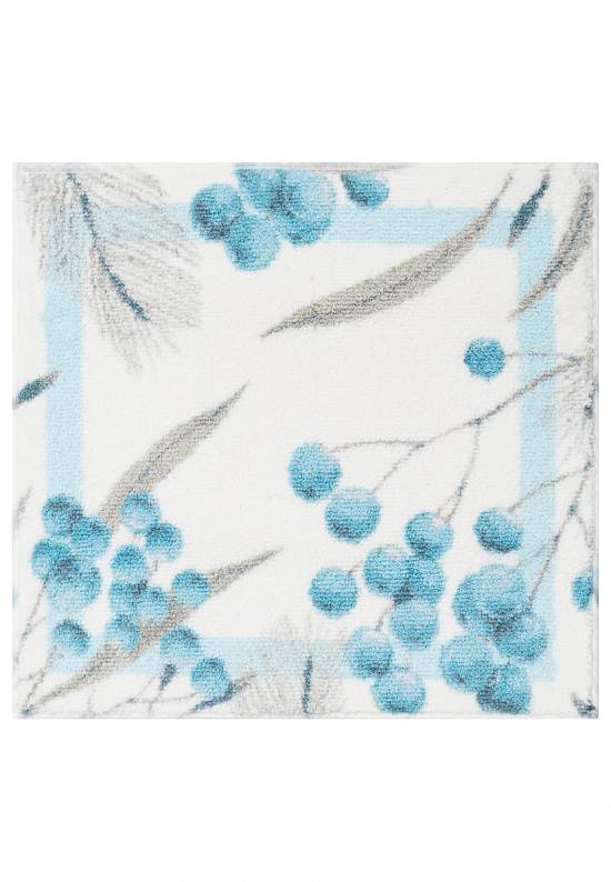 Квадратный коврик для ванной  Allium 01 Blue
