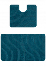 дизайн комплекта ковриков для ванной Confetti Bath Maximus Symphony 2569 Ink Blue BQ