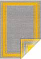 Двусторонний безворсовый ковер Noa Kilim NK 06 Grey Yellow