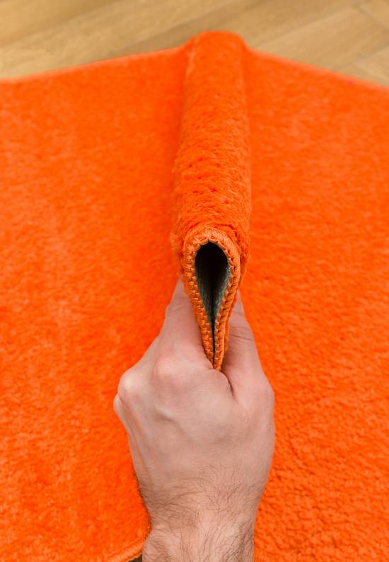 Оранжевый комплект мягких ковриков для ванной и туалета Unimax 2590 Orange BQ