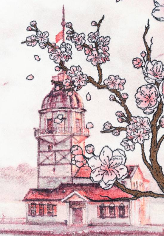 Детский ковер с ворсом Maidens Tower 01 Pink