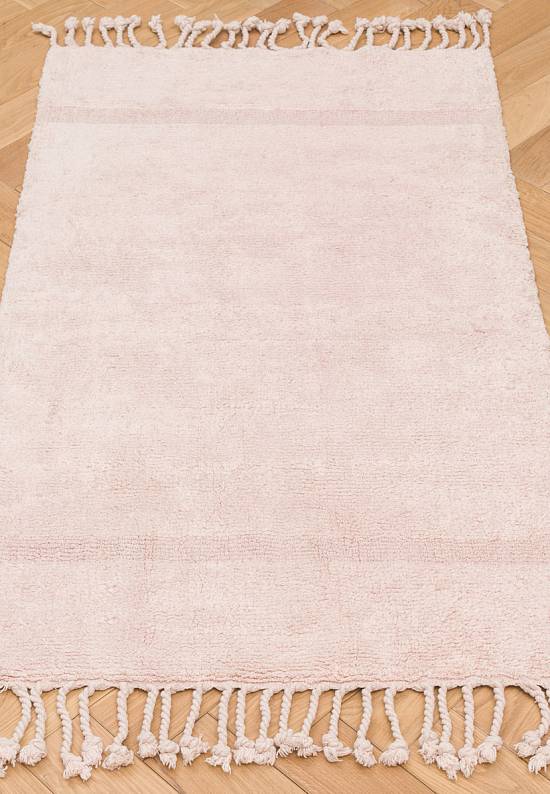 Розовый коврик для ванной из хлопка Paloma-Powder