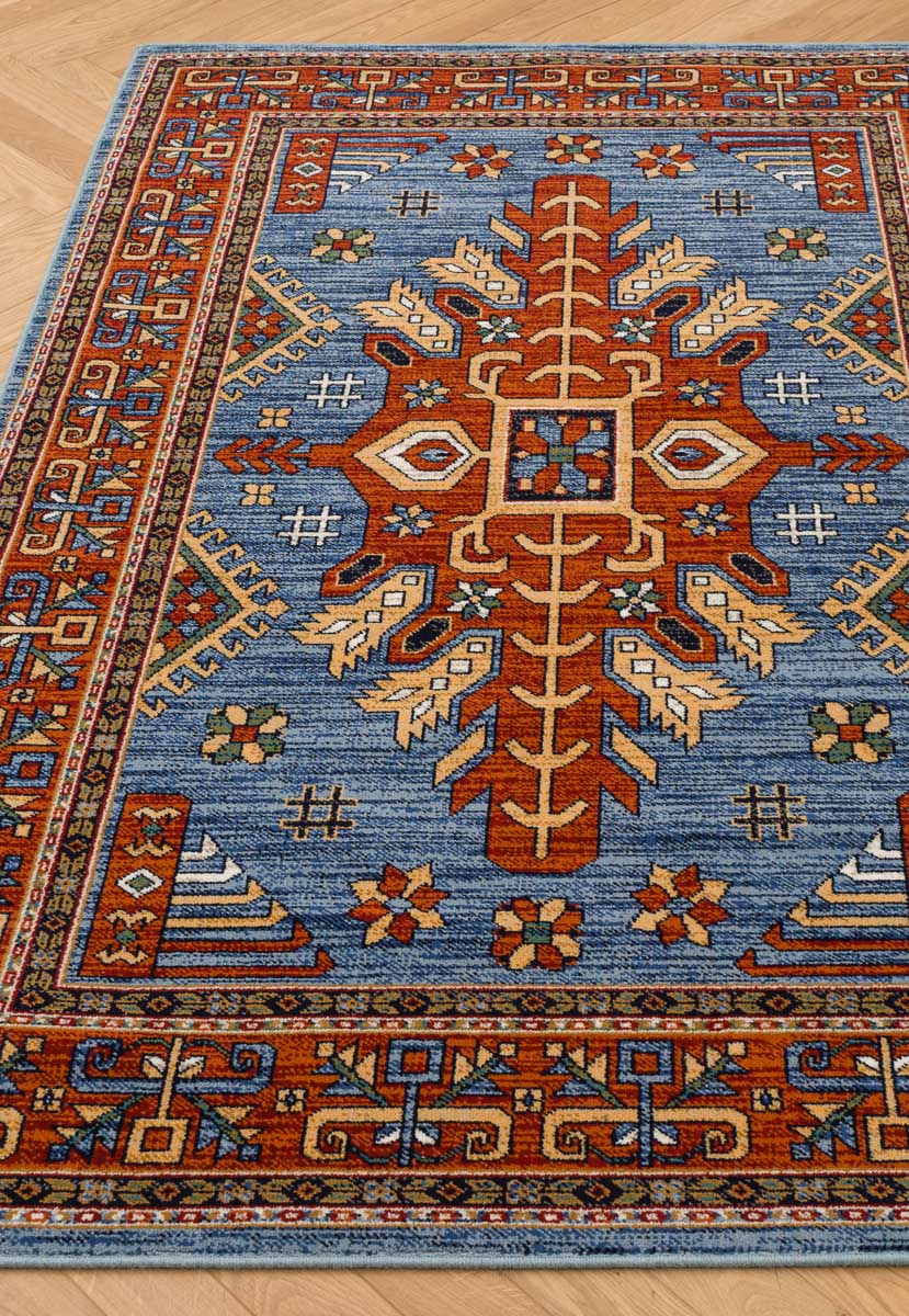 Шерстяной ковер из Монголии Sayan ES4752-E4 прямоугольник, Erdenet Carpets  | Ами Ковры