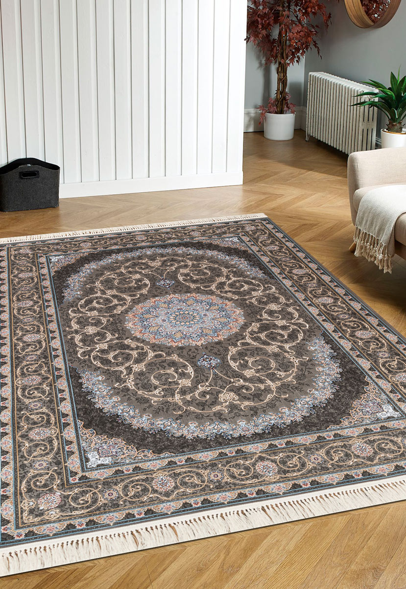 Классический иранский ковер Hamoon HAM004 Gray прямоугольник, Farrahi  Carpet | Ами Ковры