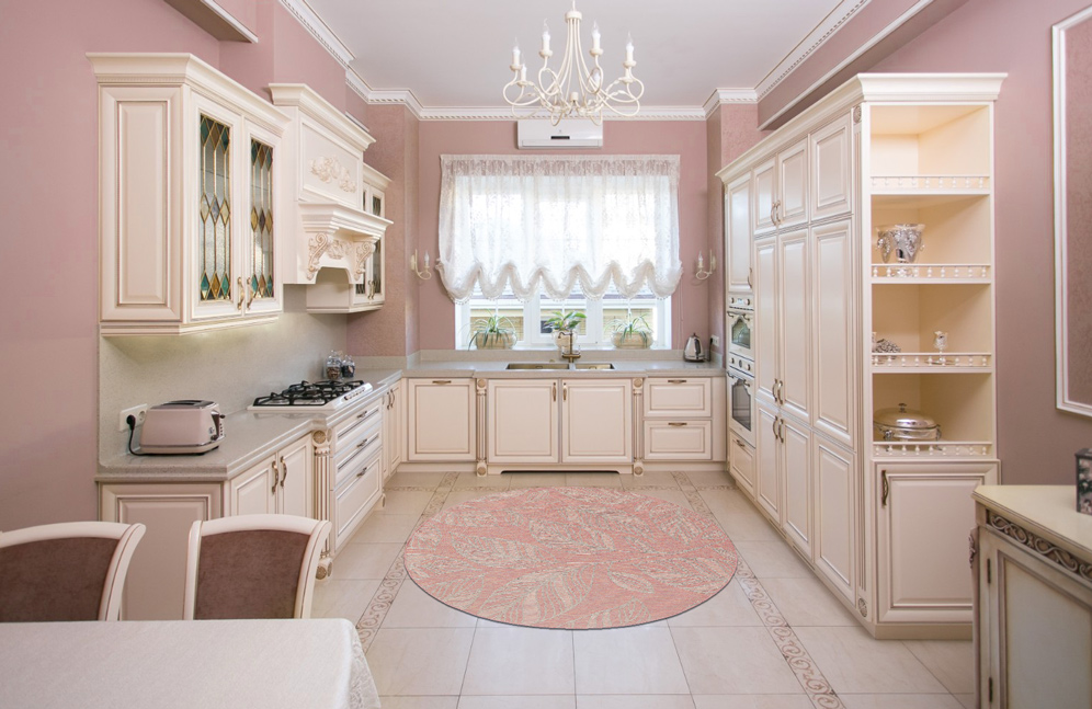 Розовая циновка на кухне Castle RC2345_R09