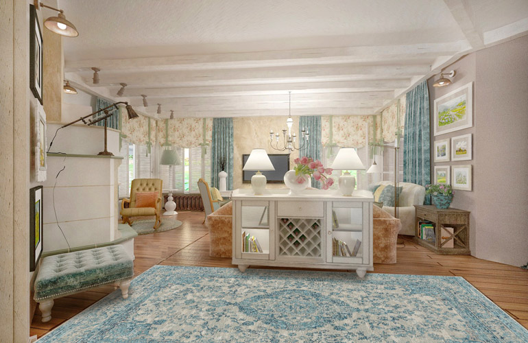 Ковер в стиле прованс Capri 91269-5003 Ковер в стиле прованс Capri 91269-5003-99