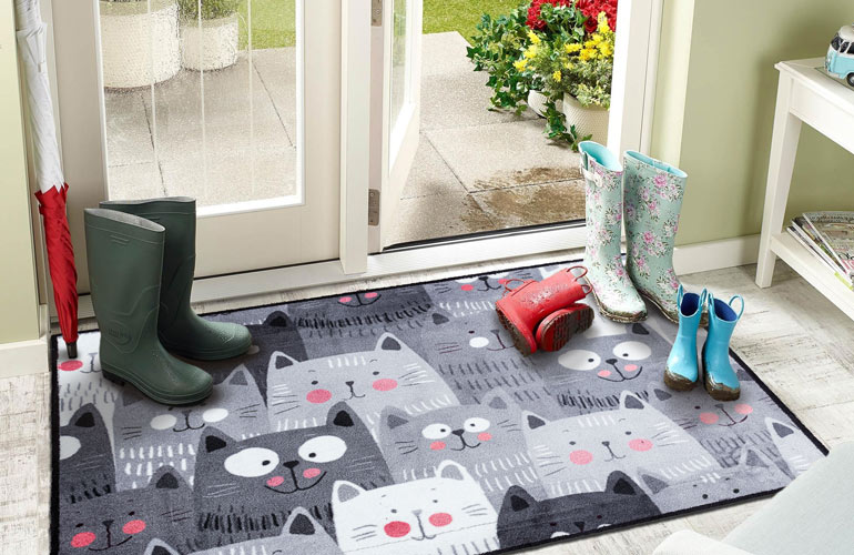 Придверный коврик с котятами Empire Soft Cats