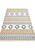 Двусторонний безворсовый ковер NK 09 Grey Yellow