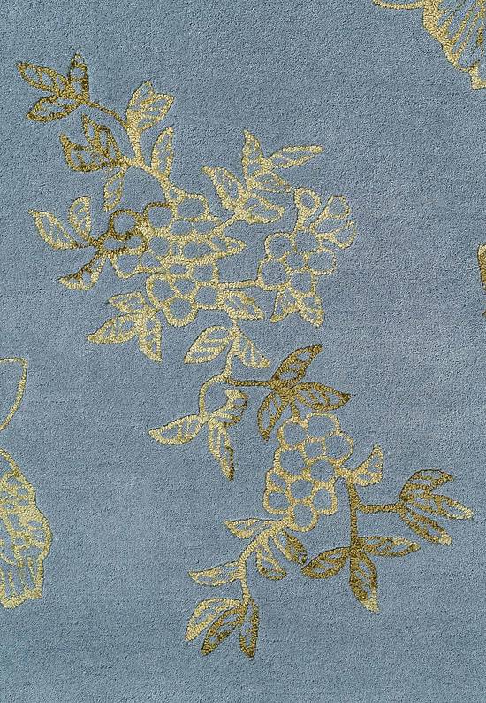 Шерстяной ковер Tonquin Blue Gold