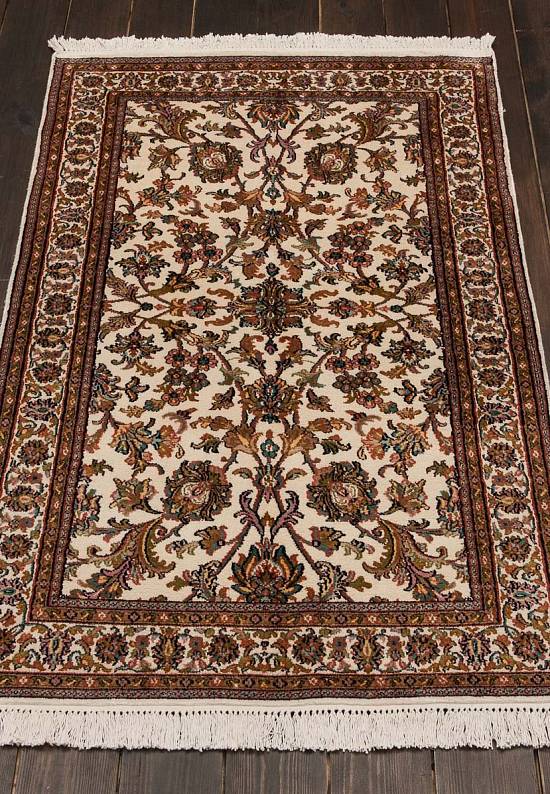 Шелковый ковер ручной работы из Индии 244229-Afshar beige/beige