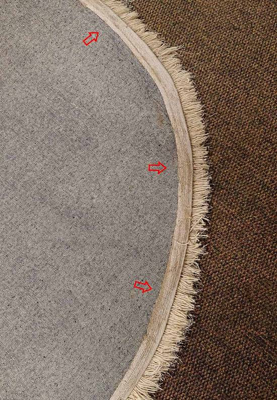 Пушистый ковер с длинным ворсом H265-beige discount6