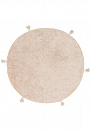 дизайн ковра Cotton Boon CBN Plain Beige круг