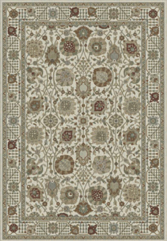 Классический тонкий ковер VA6419-V476