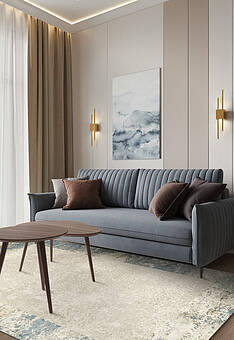 ковер в интерьере Valley RV5996-R512