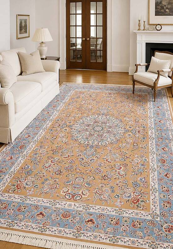 Иранский ковер высокой плотности Golara Dark Beige