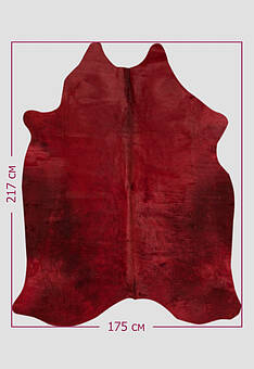 размер натуральной шкуры коровы Крашенная в махагон 1132 discount1