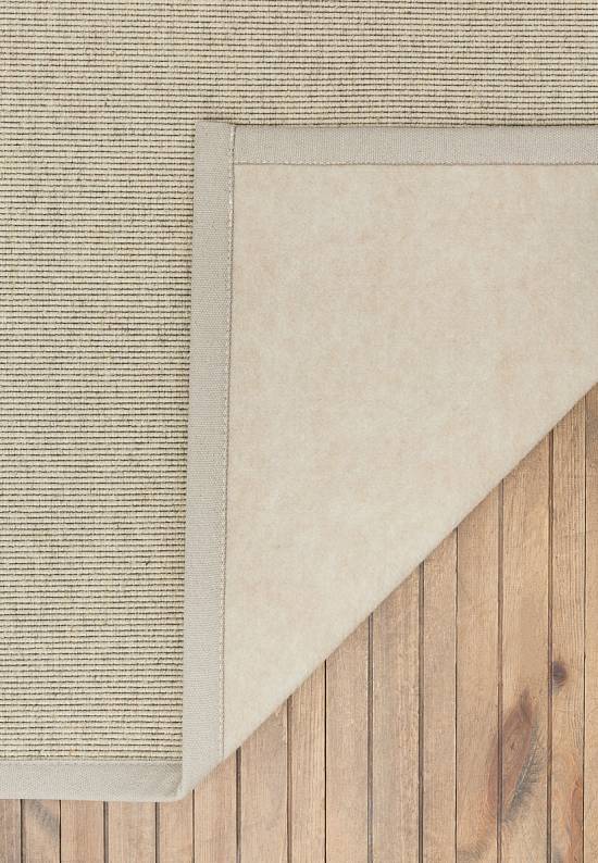 Безворсовый шерстяной ковер Light Beige