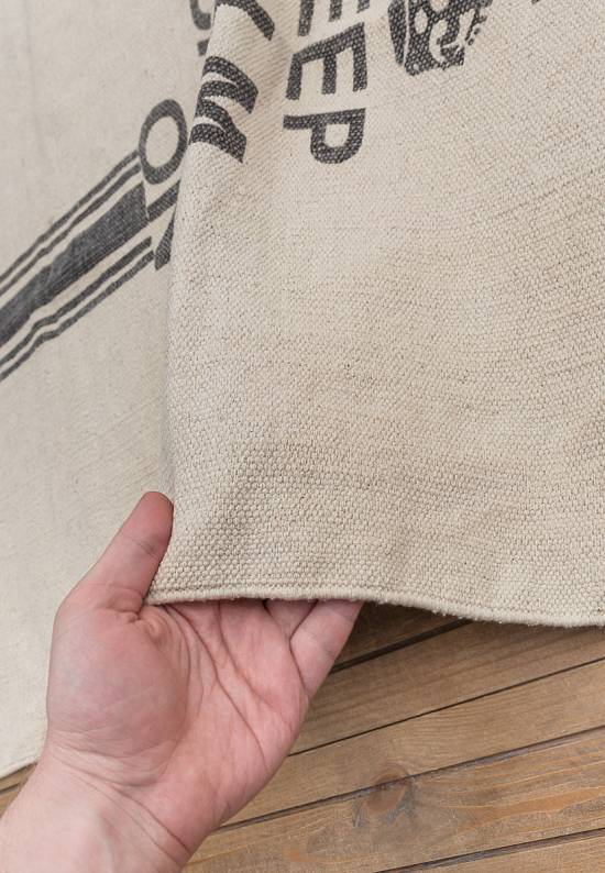 Безворсовый ковер из хлопка JHC-17-20 natural-grey