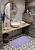 Сиреневый коврик для ванной Flora 2537 Lilac