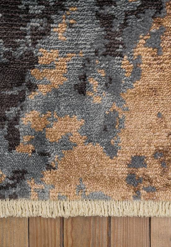 Винтажный турецкий ковер 626-Bronz Grey
